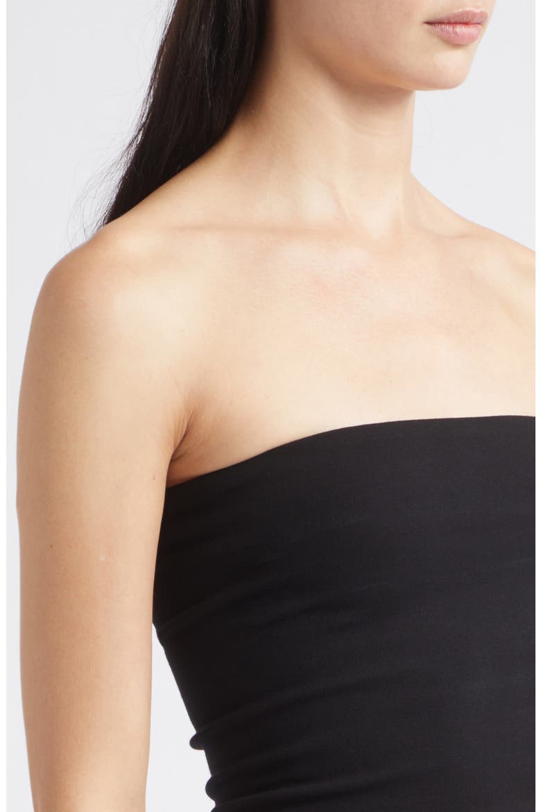 Rio Bandeau Top, Alternate, color, BLACK