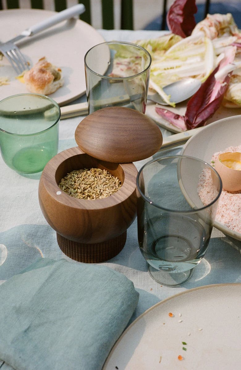 MATERIAL Salt Sphere, Alternate, color, Walnut