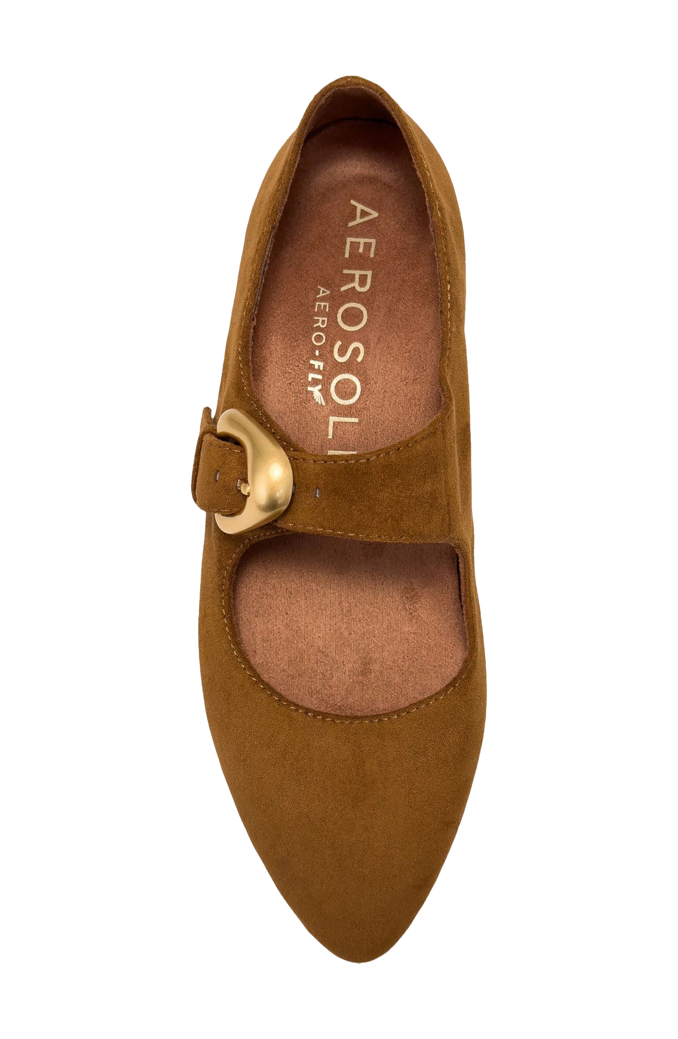 Paylor Mary Jane Flat, Alternate, color, TOBACCO