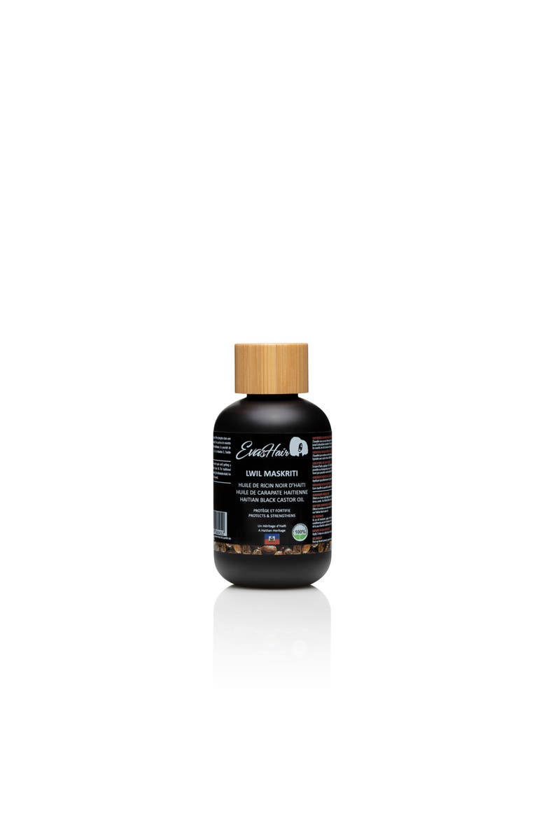 EvasHair Haitian Black Castor Oil, Main, color, Brown