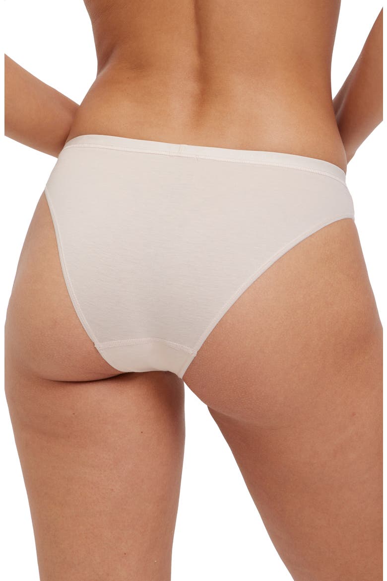 Daily Climate Cotton Blend Bikini Briefs, Alternate, color, OATMEAL