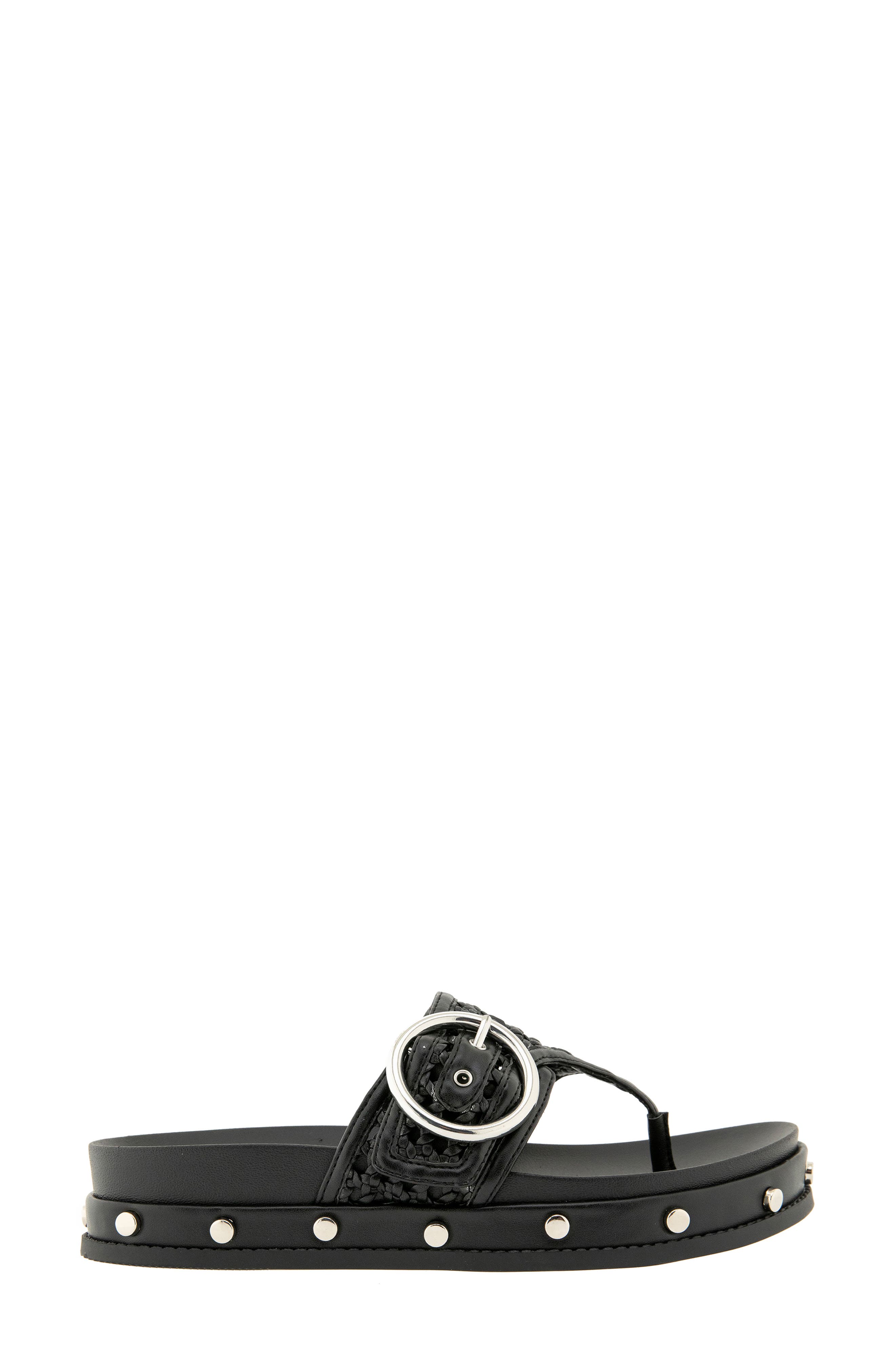 BCBG Belen Platform Flip Flop, Alternate, color, Black