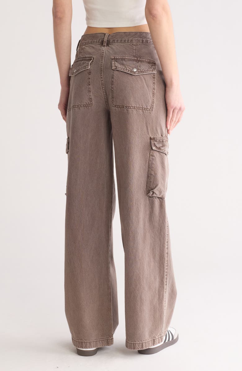 PacSun Mid Rise Baggy Cargo Jeans, Alternate, color, 
