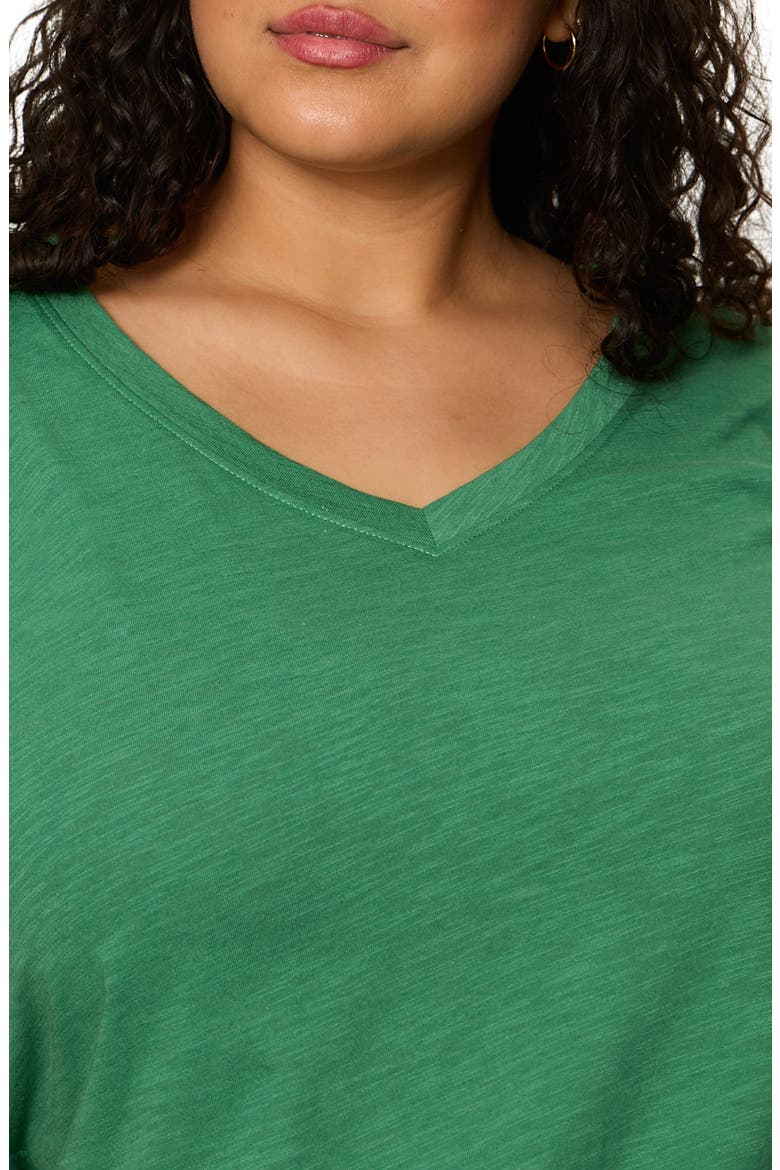 V-Neck T-Shirt, Alternate, color, GREEN JUICE