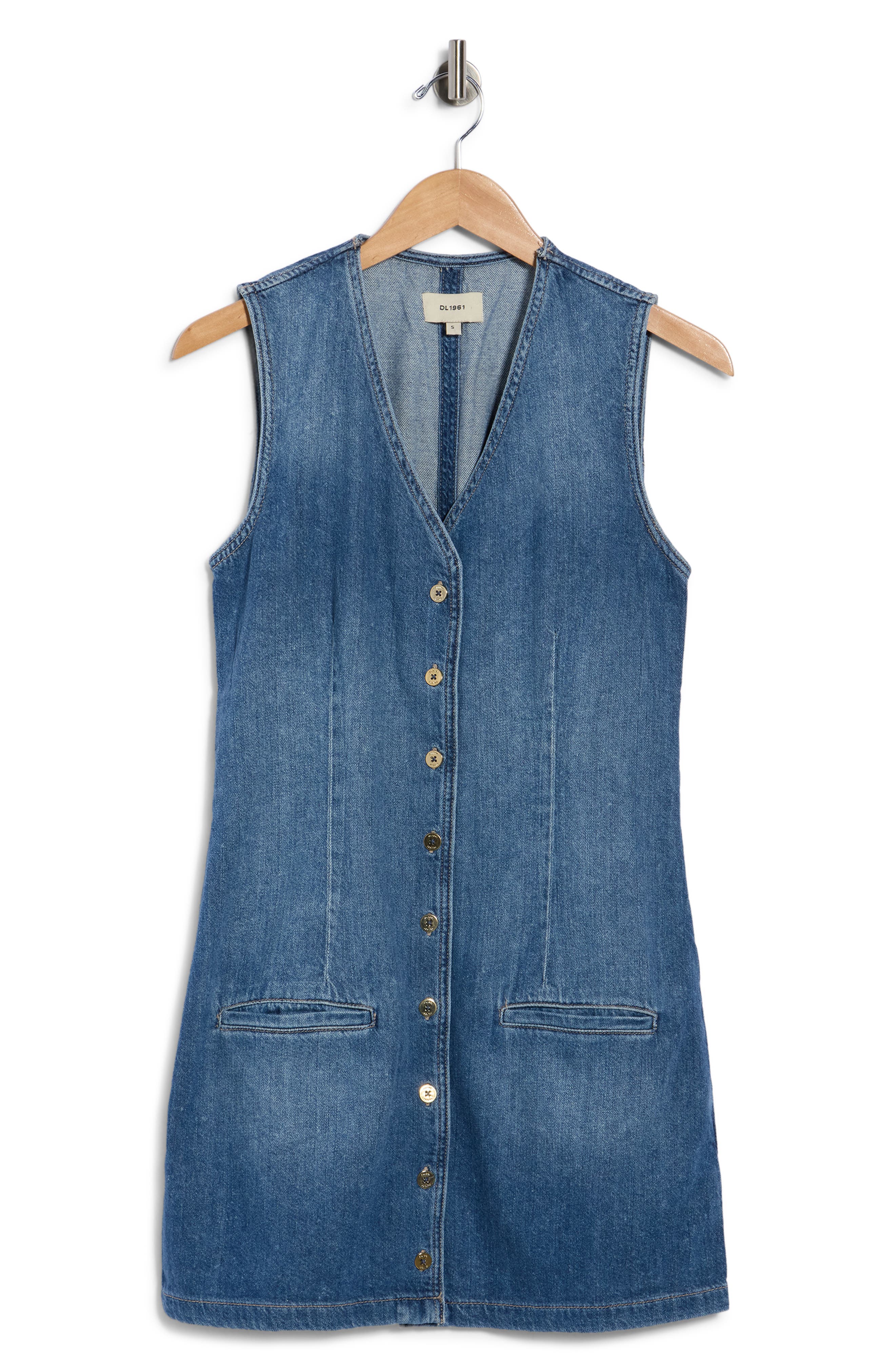 DL1961 Vest Denim Minidress