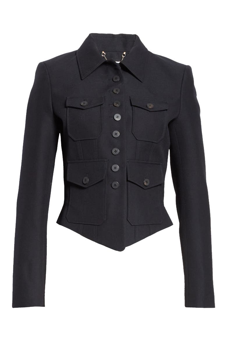 Wool Cutaway Jacket, Alternate, color, ABYSS BLUE