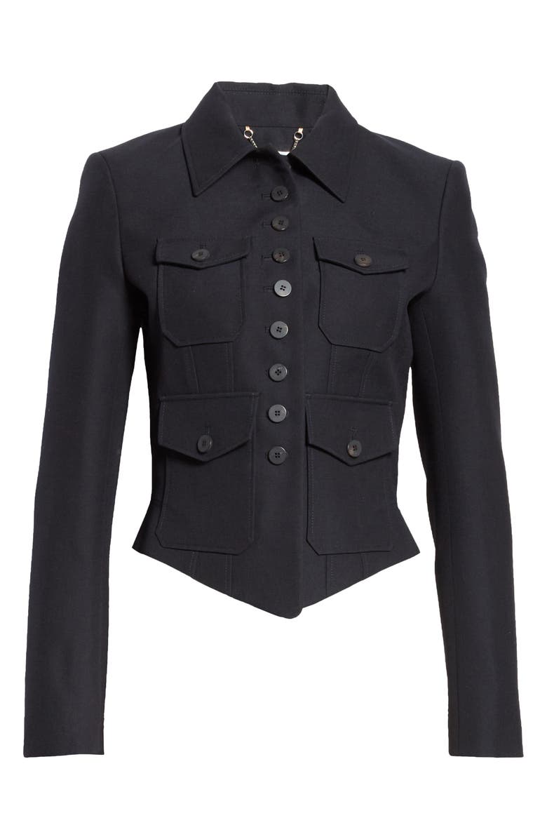 Chloé Wool Cutaway Jacket, Alternate, color,