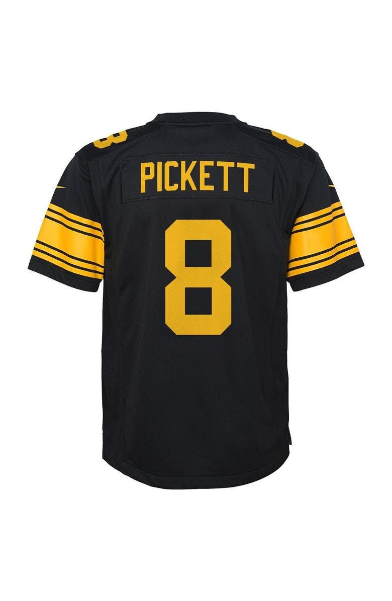 Nike Youth Nike Kenny Pickett Black Pittsburgh Steelers Game Jersey, Alternate, color, 