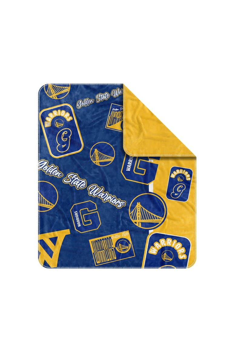 Golden State Warriors 50" x 60" Dream Weave Throw Blanket, Alternate, color, Royal