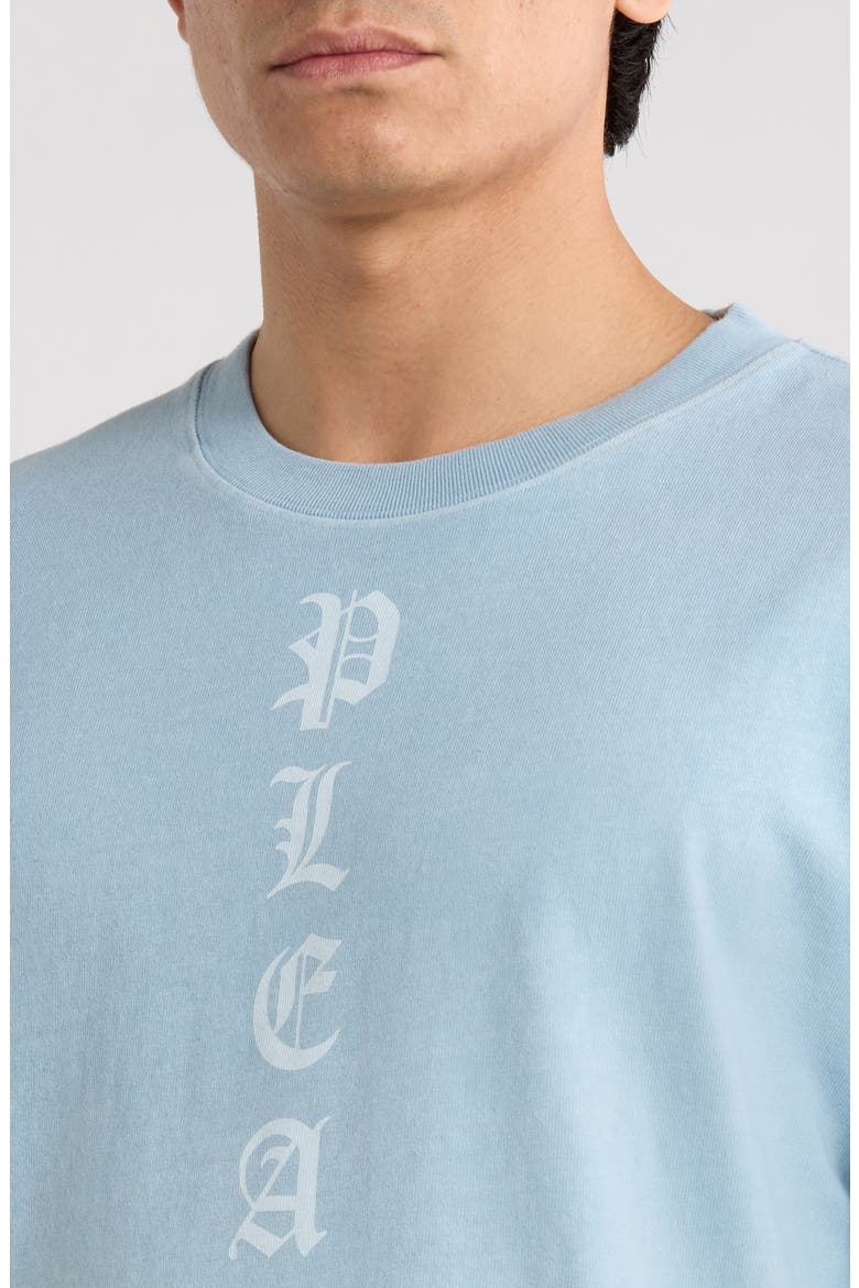 Knight Overdye Graphic Logo T-Shirt, Alternate, color, POWDER BLUE