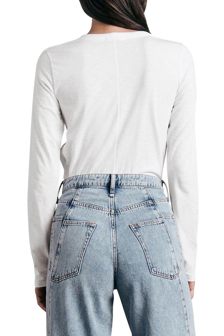 The Long Sleeve Tee, Alternate, color, BRIGHTWHT