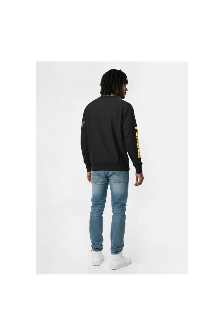 Men's Champion  Black Pittsburgh Pirates Reverse Weave Chenille Sweatshirt, Alternate, color, Black