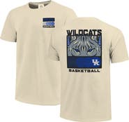 IMAGE ONE Men's Cream Kentucky Wildcats Basketball Staredown Comfort Colors