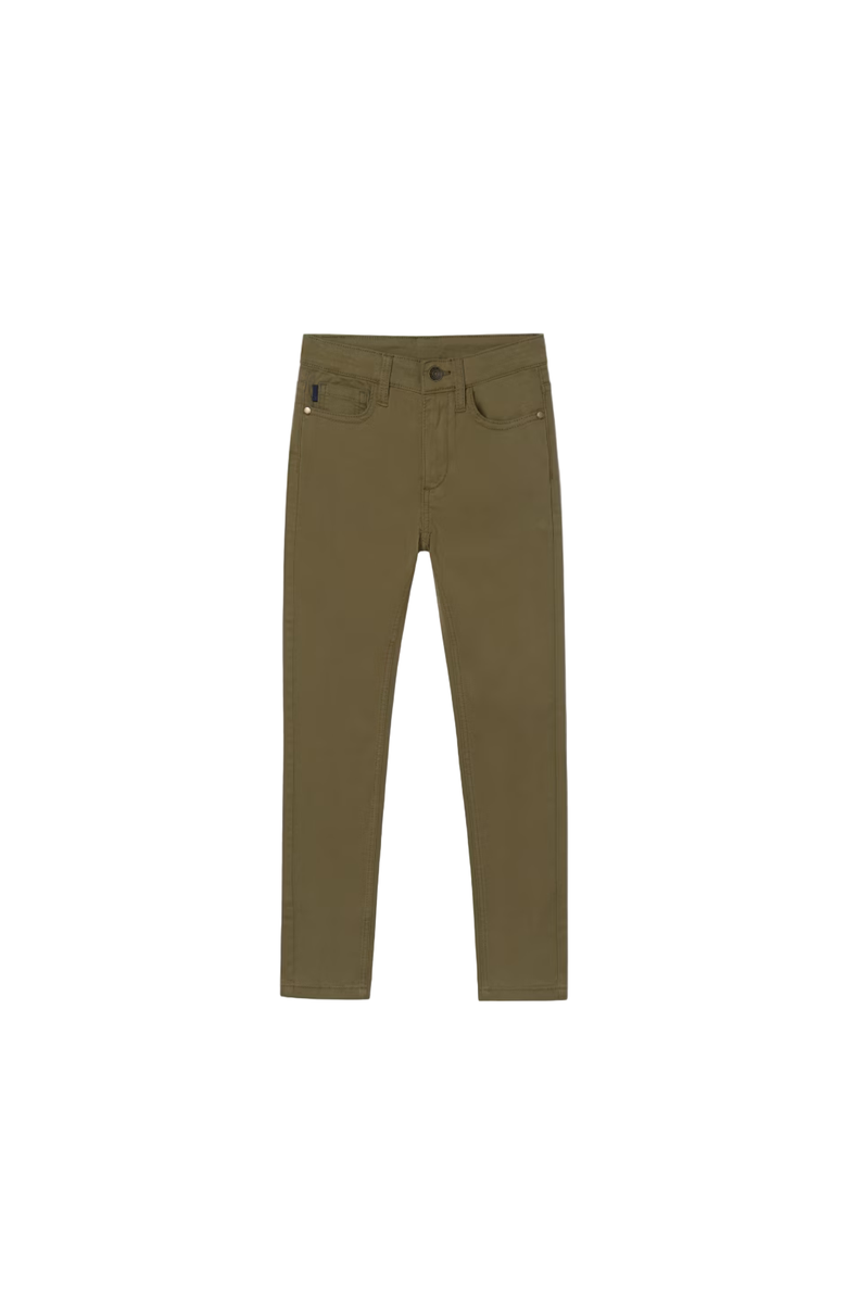 Mayoral Slim Fit Pants, Main, color, Olive Green
