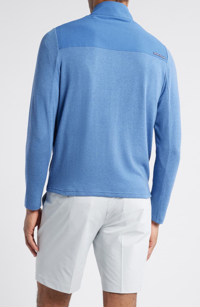 Peter Millar Crown Crafted Solstice Performance Hybrid Zip Jacket, Alternate, color, 