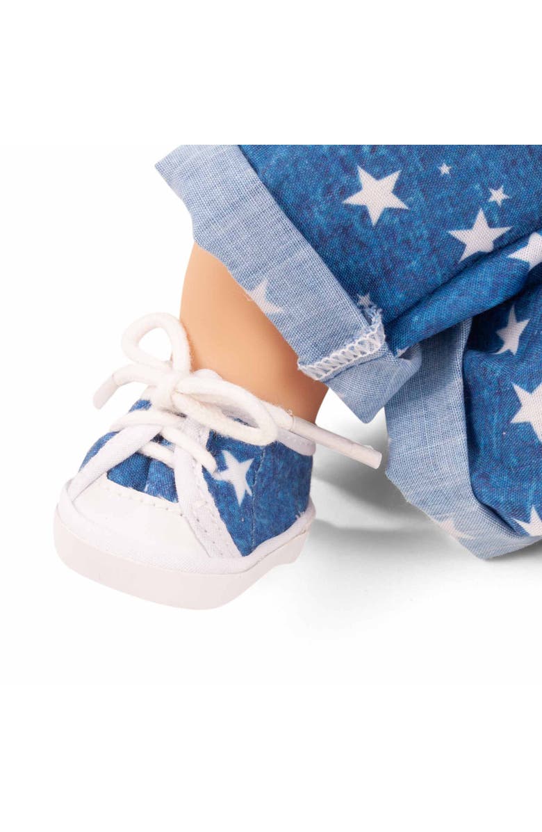 Gotz Muffin My Star 13 Inch Doll, Blue & White Star Denim Outfit, Sweater Toy, Alternate, color, Multicolored