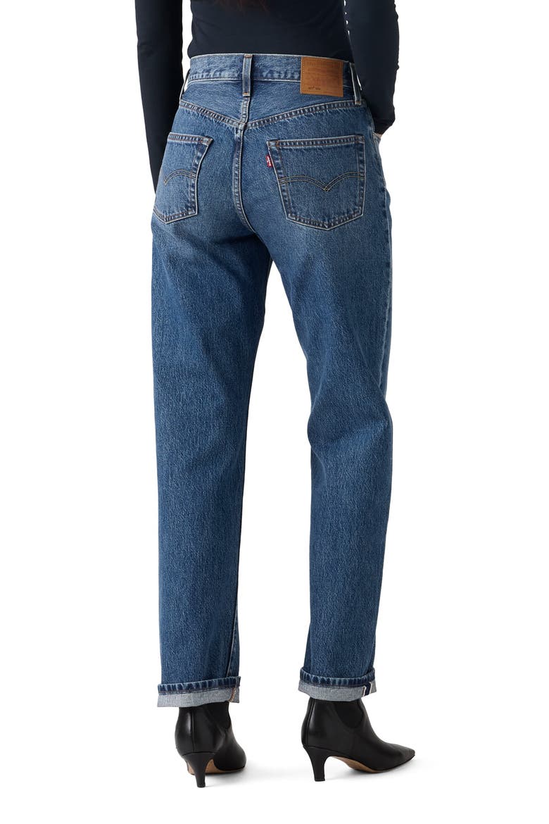 501® '90s Straight Leg Jeans, Alternate, color, WORK YOURSELF SELVEDGE