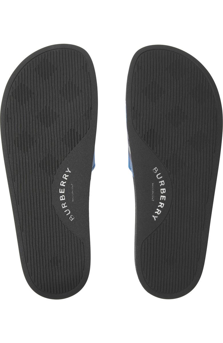 Burberry Check Sport Slide, Alternate, color, Hyacinth