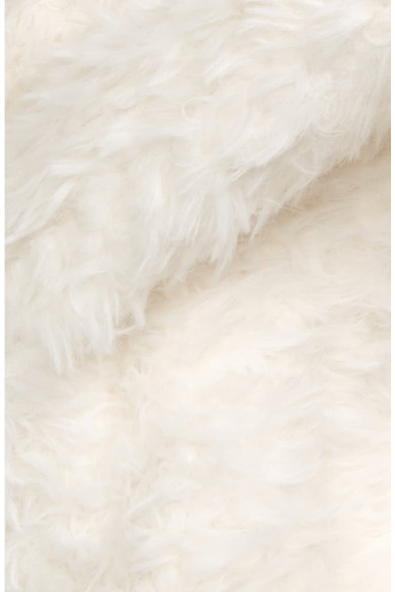 Faux Fur Infinity Scarf, Alternate, color, IVORY COMBO