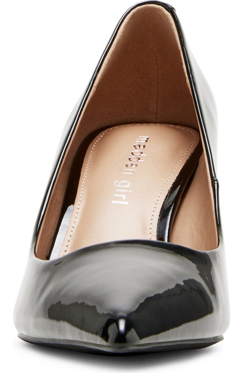 Madden Girl Brynn Pointed Toe Pump, Alternate, color, Black Pat