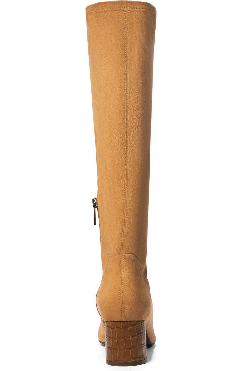 Donald Pliner Pointed Toe Knee High Boot, Alternate, color, Saddle