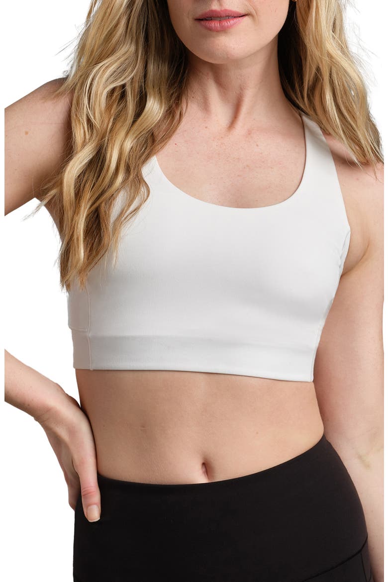 Revive Sports Bra, Main, color, SNOW WHITE
