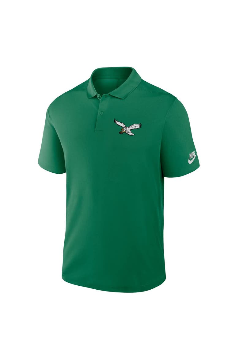 Men's Nike Kelly Green Philadelphia Eagles Rewind Victory Performance Polo, Alternate, color, Kelly Green