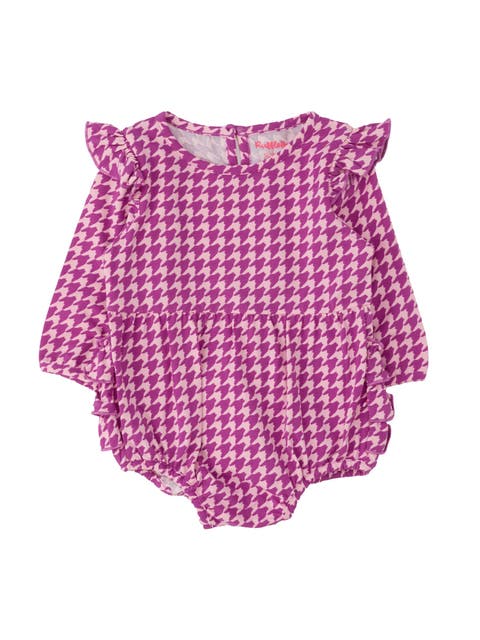 Long Sleeve Flutter Bubble Romper