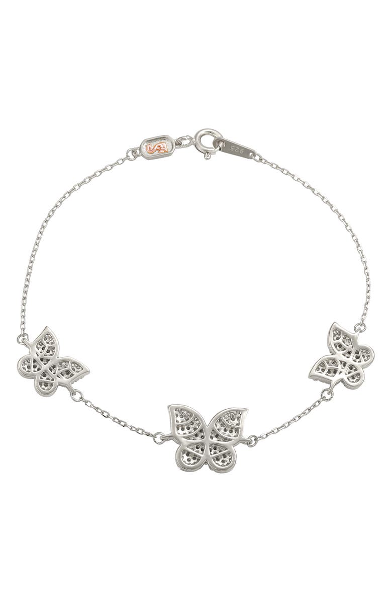SUZY LEVIAN Cubic Zirconia Butterfly Bracelet, Alternate, color, 