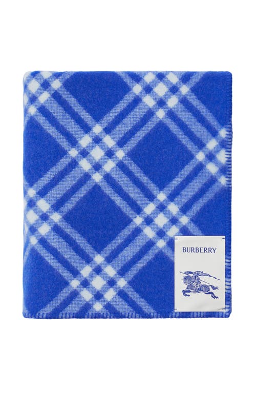 Burberry Check Wool Blanket In Knight