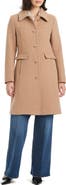 Kate Spade a-line wool blend coat