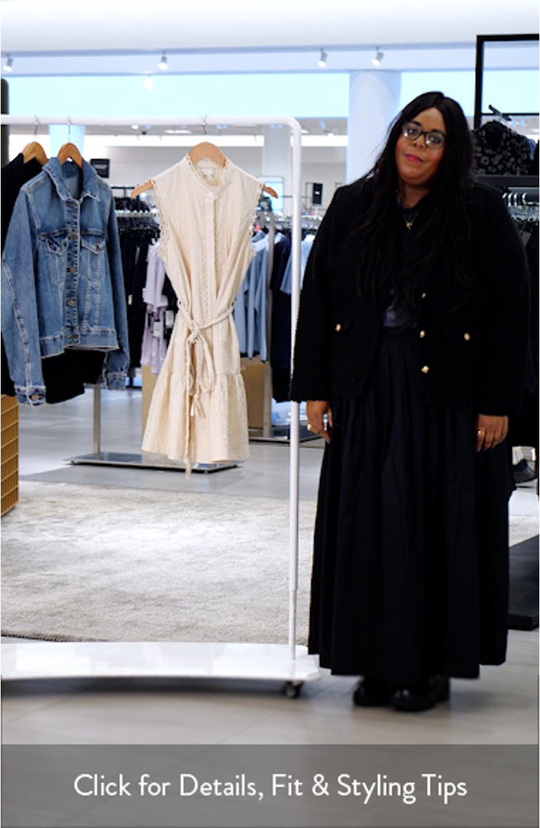 Ginny Textured Sleeveless Minidress, sales video thumbnail