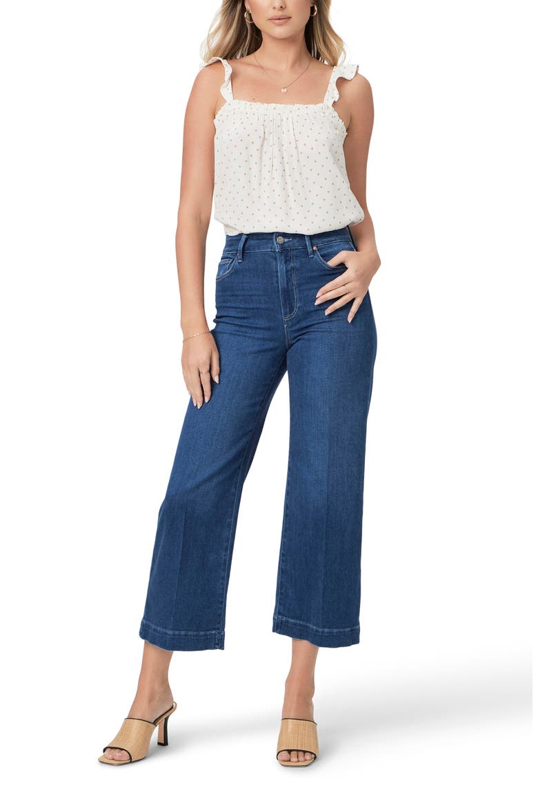Iyala Ruffle Strap Tank Top, Alternate, color, SEASHELL/ CAFE