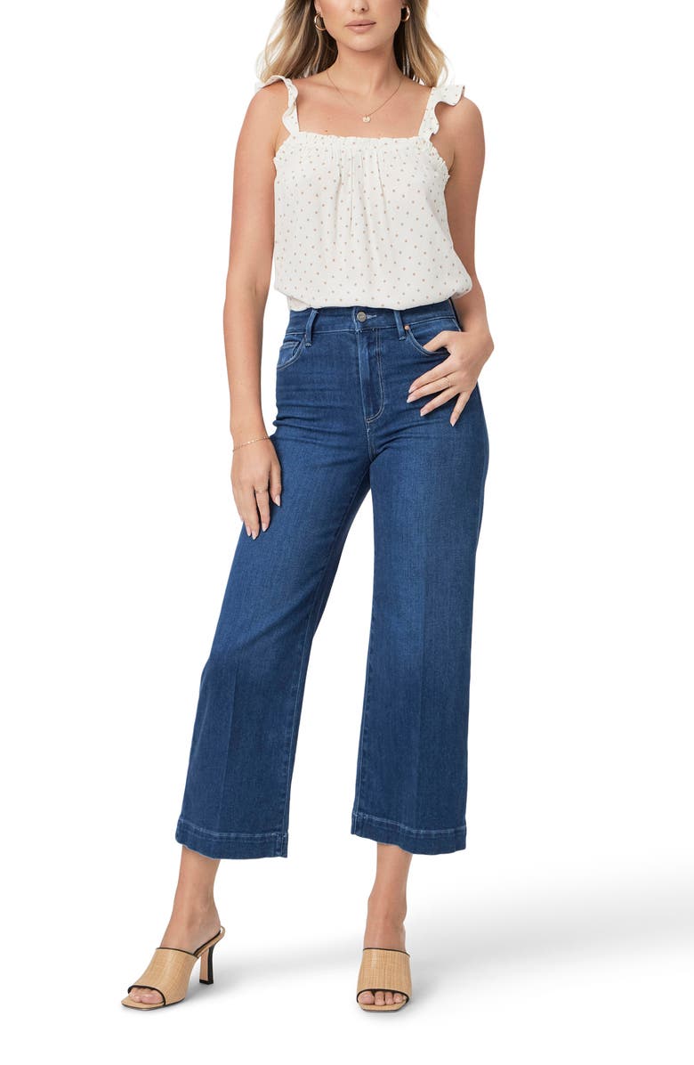 PAIGE Iyala Ruffle Strap Tank Top, Alternate, color, 