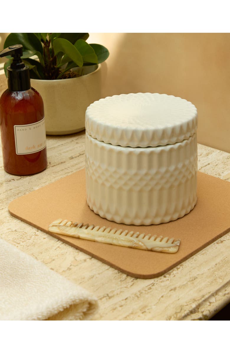 Graf Lantz Merino Wool 9" Square Trivet, Alternate, color, Latte