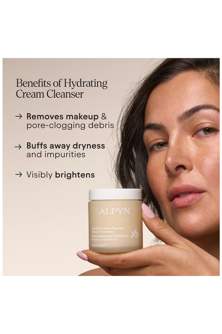 Hydrating Cream Cleanser with Vitamin C & Juneberry, Alternate, color, NO COLOR