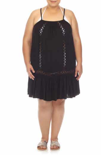 BOHO ME Crochet Inset Cover-Up Dress