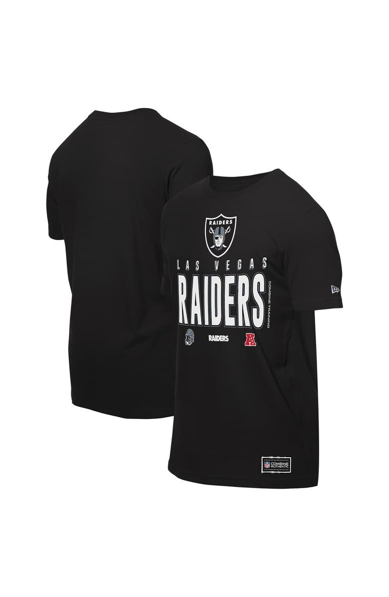 New Era Men's New Era  Black Las Vegas Raiders 2025 NFL Training Camp T-Shirt, Alternate, color, 