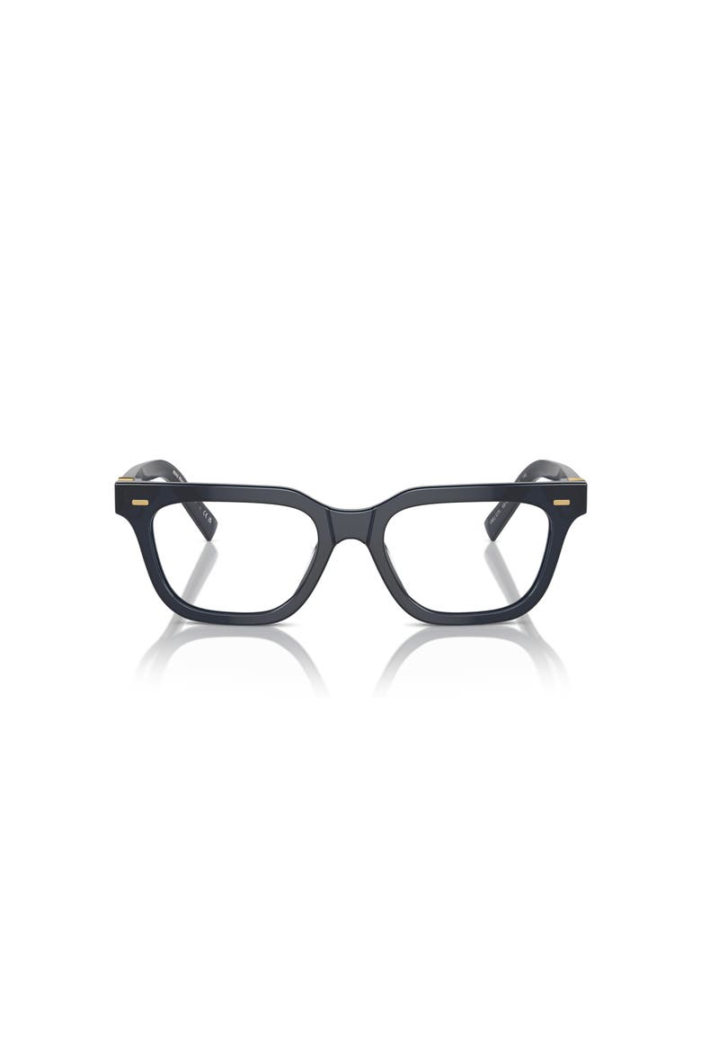 53mm Rectangle optical glasses, Alternate, color, Blue