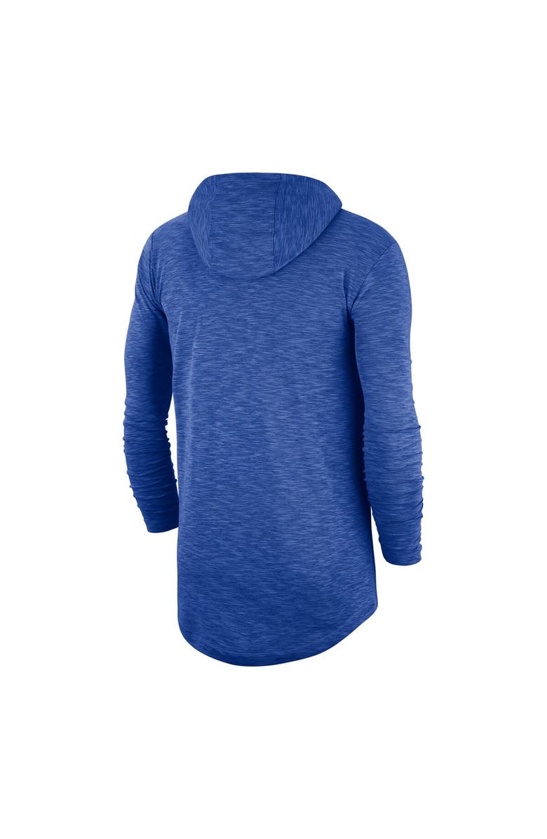 Nike Men's Nike Royal Florida Gators Slub Performance Long Sleeve Hoodie T-Shirt, Alternate, color, 