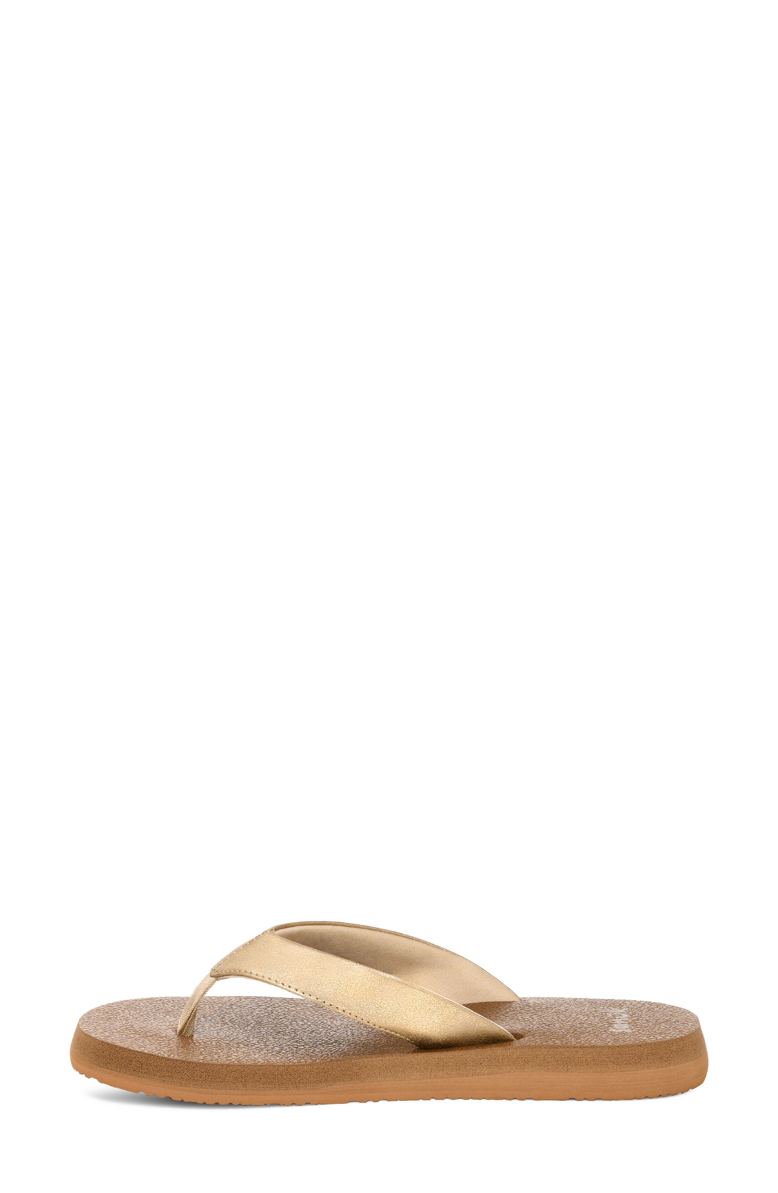 Sanuk Yoga Mat II Flip Flop, Alternate, color, Champagne