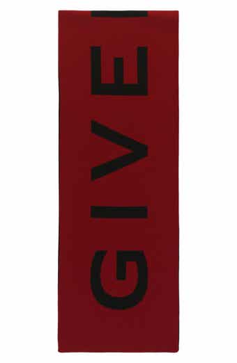 Givenchy 4G Reversible Wool Scarf