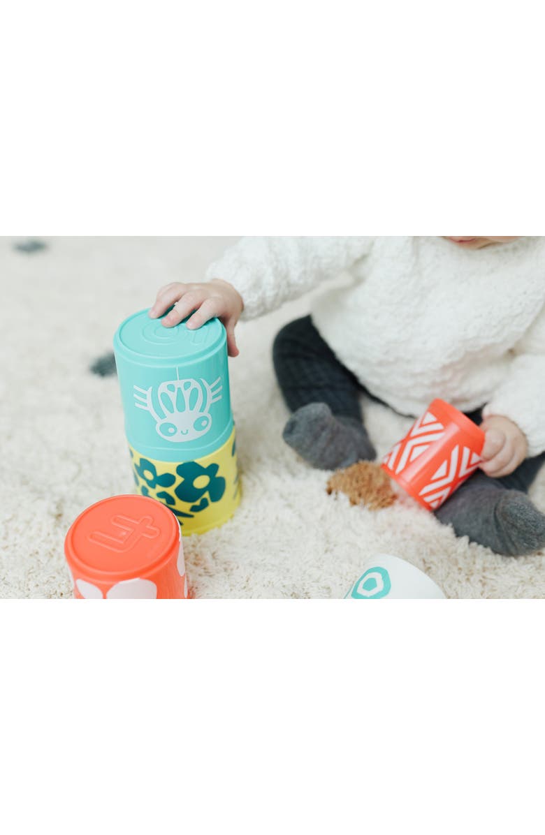 Miniland Feel To Learn Stacking Cups, Alternate, color, Multi