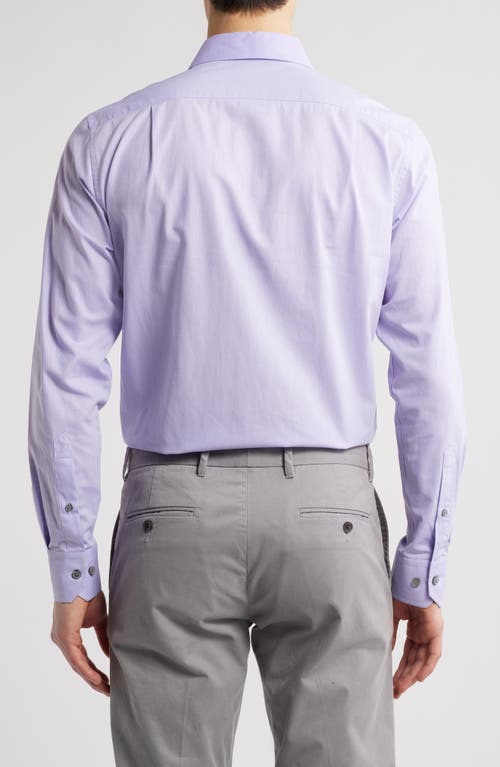 SCOTT BARBER SCOTT BARBER HERRINGBONE TWILL BUTTON-UP SHIRT