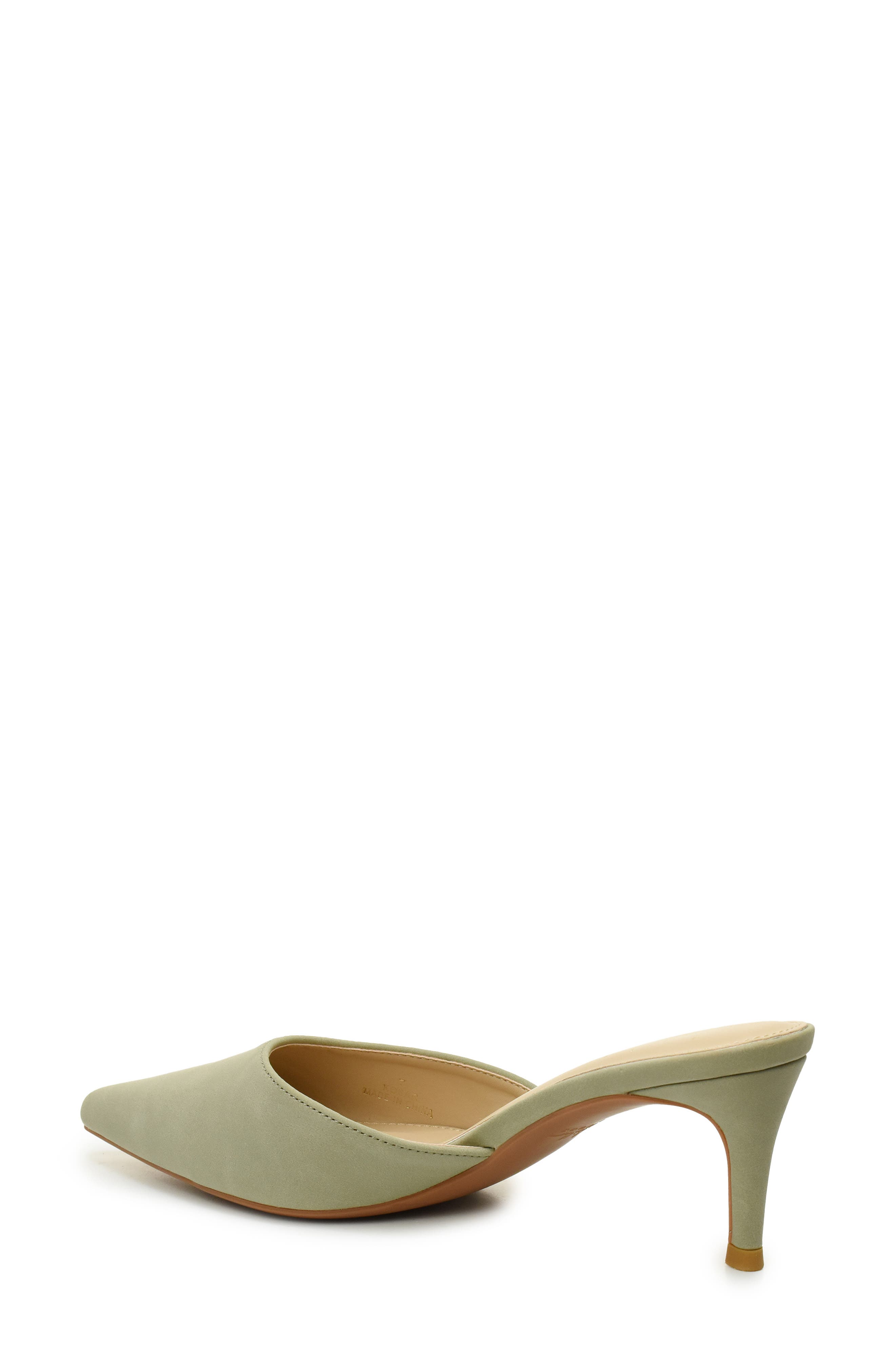 Nicole Miller Pointed Toe Mule, Alternate, color, Sage Nubuck