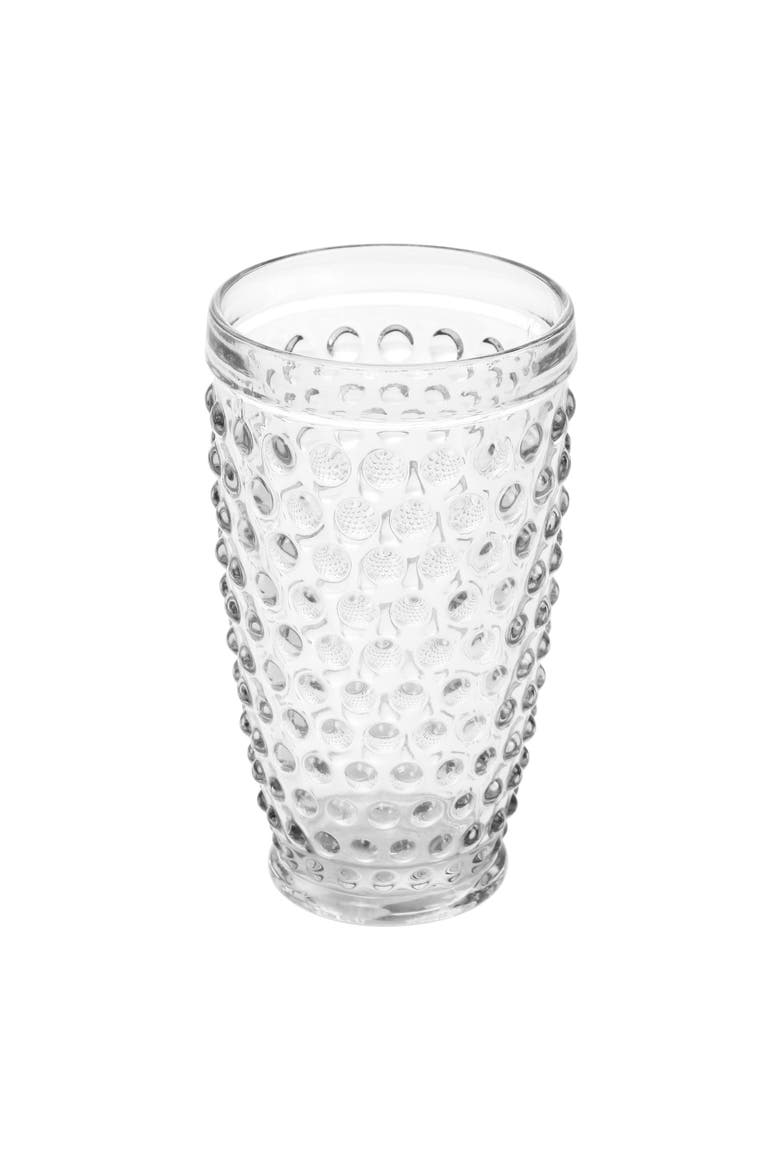 6 Piece Hobnail Handmade Glass Tumbler Set, Alternate, color, Clear