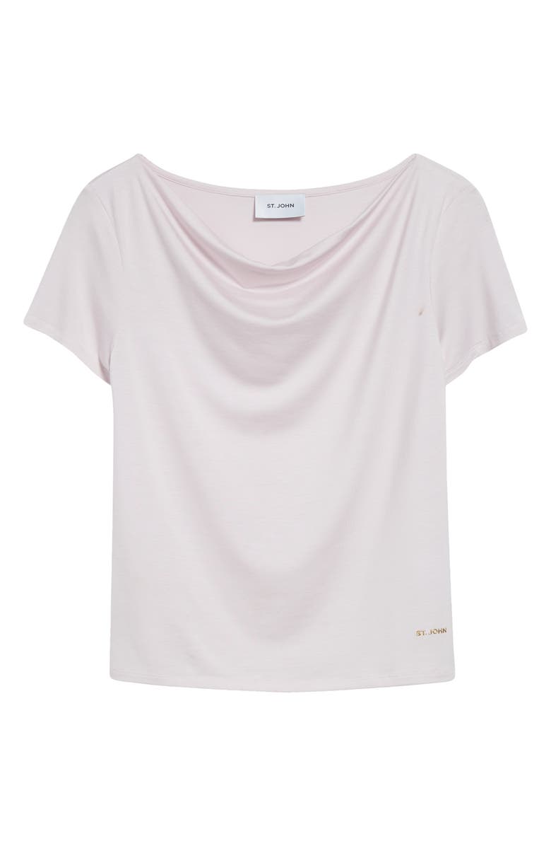 ST. JOHN Cowl Neck Knit Top, Alternate, color,