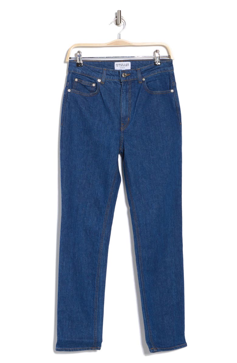 Derek Lam 10 Crosby Eden High Waist Slim Jeans, Alternate, color, Dark