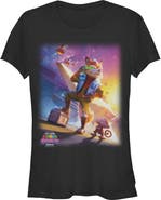 The Super Mario Galaxy Movie Junior's Star Fox McCloud Space Poster Short Sleeve T-Shirt