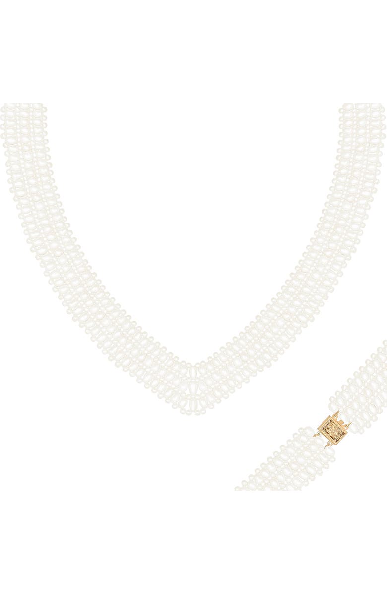 SPLENDID PEARLS Freshwater Pearl Necklace & Bracelet Set, Alternate, color, 